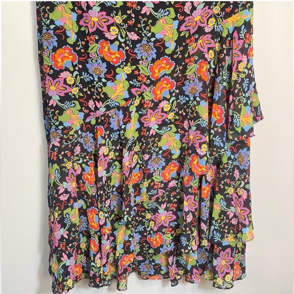 NWT BODEN Multi Ruffle Maxi Floral Skirt 6 - Picture 4 of 14